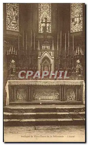 Cartes postales Basilique de Notre Dame de la Delivrande L'Autel