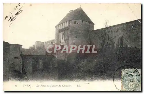 Cartes postales Caen La Porte de Secors du Chateau