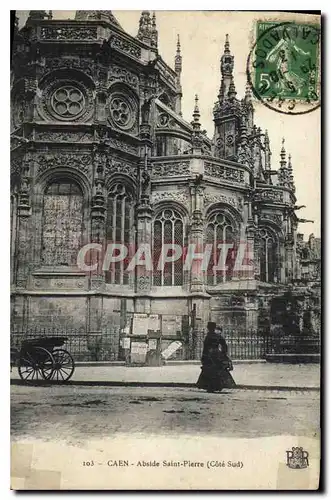 Cartes postales Caen Abside Saint Pierre Cote Sud