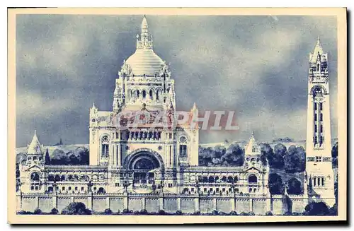 Cartes postales La Basilique de Lisieux vue generale du projet