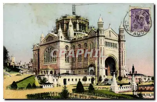 Cartes postales Lisieux La Basilique Etat actuel des travaux