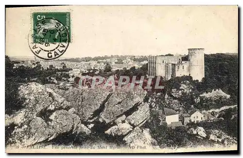 Cartes postales Falaise Vue generale prise du Mont Myra