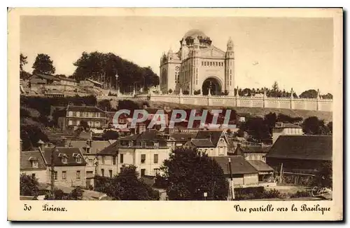 Ansichtskarte AK Lisieux Une partielle vers la Basilique