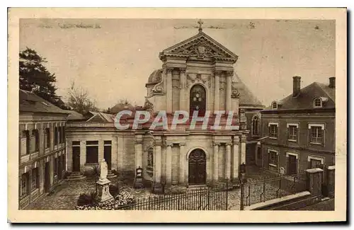 Ansichtskarte AK La Chapelle des Carmelites de Lisieux la facade