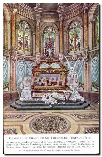 Cartes postales Chapelle et Chasse de Ste Therese de l'Enfant Jesus