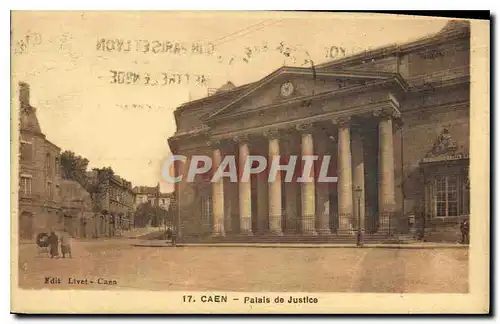 Ansichtskarte AK Caen Palais de Justice