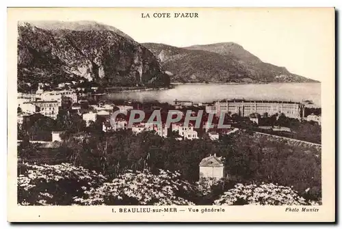 Cartes postales Beaulieu sur Mer vue generale