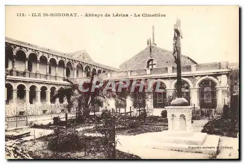 Ansichtskarte AK Ile St Honorat Abbaye de Lerins Le Cimetiere