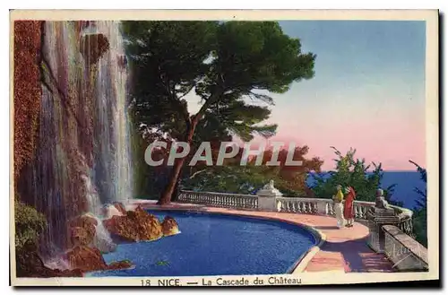 Cartes postales Nice La Cascade du Chateau