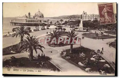 Cartes postales Nice Les Jardins