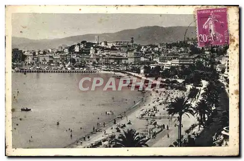 Cartes postales Cannes La Croisette et le mont Chevalier