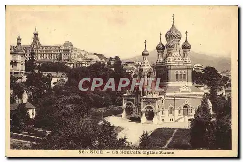 Ansichtskarte AK Nice La Nouvelle Eglise Russe Russie Russia