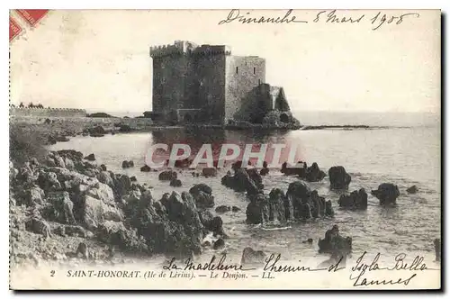 Cartes postales Saint Honorat Ile de Lerins Le Donjon