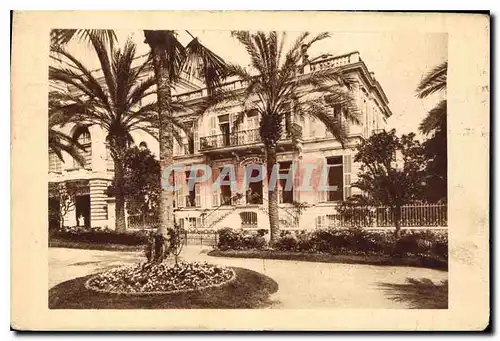 Ansichtskarte AK Avenue Boyer Menton Les Mimosas Hotel Pension Aux Jardins Publics Pres du Casino et de la Mer