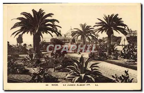 Cartes postales Nice Le Jardin Albert 1er