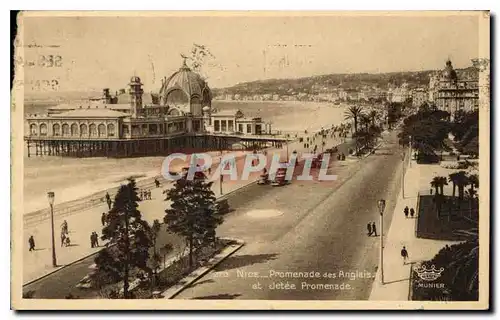 Cartes postales Nice Promenade des Anglais et Jetee Promenade