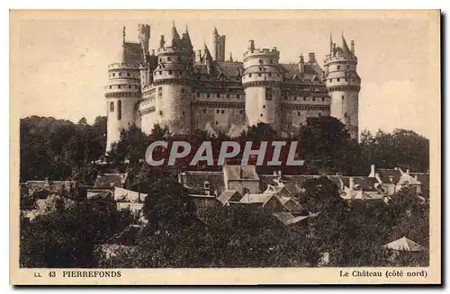 Cartes postales Pierrefonds Le Chateau cote nord