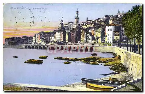 Cartes postales Menton La Vieille Ville