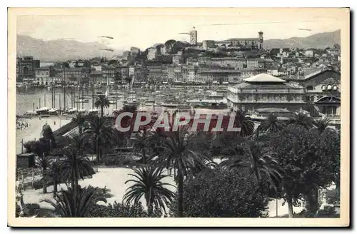 Cartes postales Cannes Le Port le Mont Chevalier