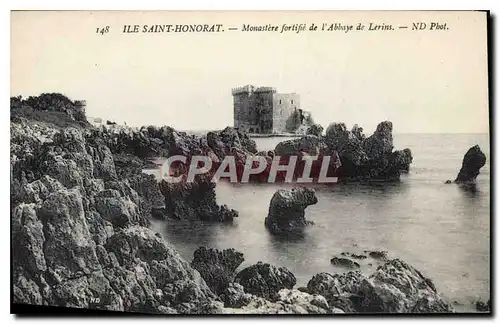 Cartes postales Ile Saint Honorat Monastere fortifie de l'Abbaye de Lerins