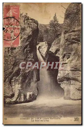 Cartes postales Gotges du Loup Alpes Maritimes Le Saut du Loup