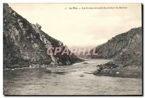 Cartes postales le Pin la Creuse au pied du rocher St Martin