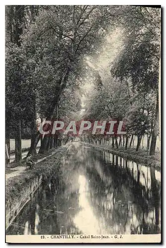 Cartes postales Chantilly Canal Saint Jean