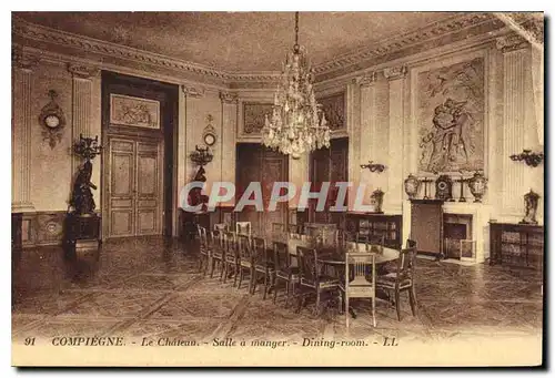 Ansichtskarte AK Compiegne le Chateau Salle a manger