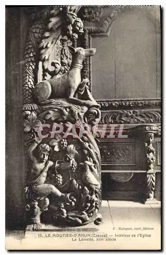 Cartes postales Le Moutier d'Ahun Creuse Interieur de l'Eglise la Leorette