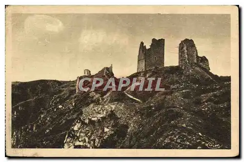 Ansichtskarte AK La Creuse Touristique les Ruines du Chateau de Crozant