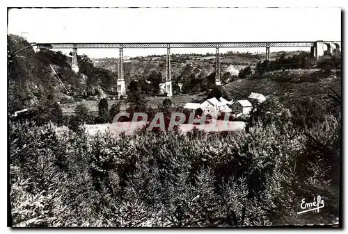 Cartes postales La Creuse Pittoresque Busseou sur Creuse Magnifique viaduc enjambant la vallee de la Creuse