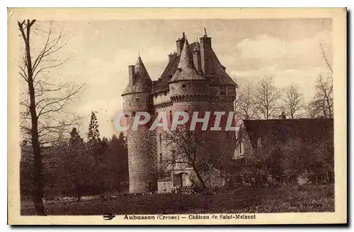 Cartes postales Aubusson Creuse Chateau de Saint Maixent