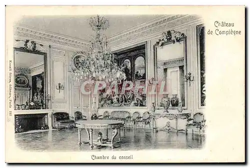 Cartes postales Chateau de Compiegne Chambre du Conseil