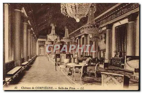 Cartes postales Chateau de Compiegne Salle des Fetes