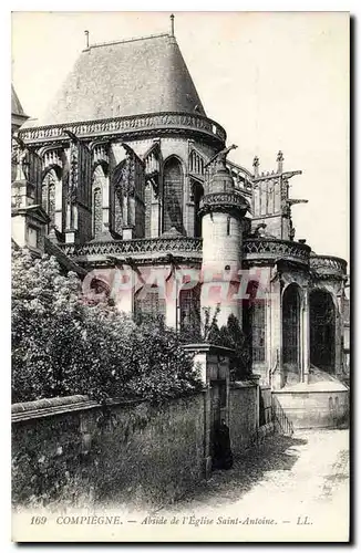 Cartes postales Compiegne Abside de l'Eglise Saint Antoine