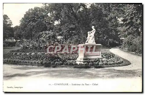 Cartes postales Compiegne Interieur du Parc Chloe