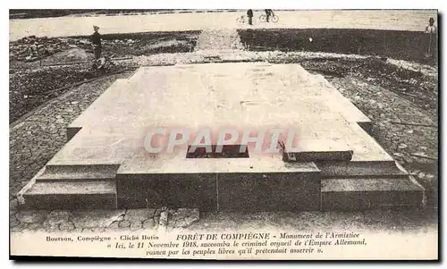 Ansichtskarte AK Foret de Compiegne Monument de l'Armistice