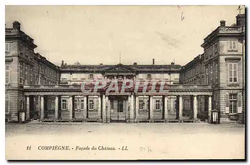 Cartes postales Compiegne Facade du Chateau