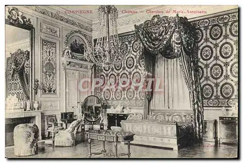 Ansichtskarte AK Compiegne Chateau Chambre de Marie Antoinette