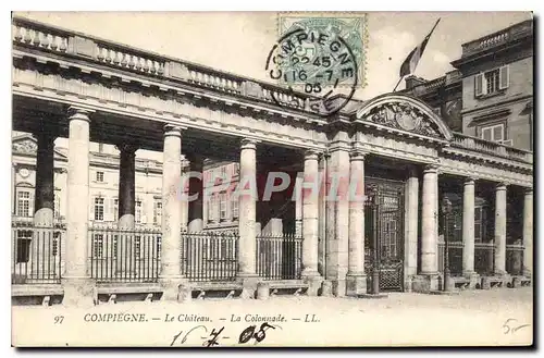 Cartes postales Compiegne le Chateau la Colonnade