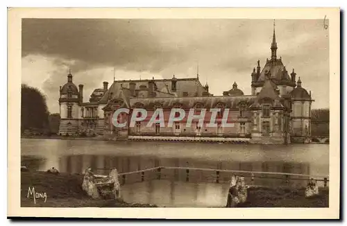 Cartes postales Les Petit Tableaux de L'Ile de France Chateau de Chantilly Les Chateaux le Petit Chateau et la T