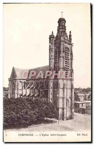 Cartes postales Compiegne L'Eglise Saint Jacques