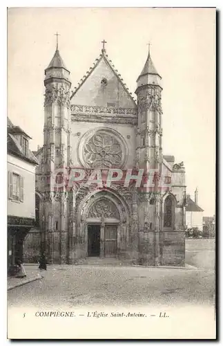 Cartes postales Compiegne L'Eglise Saint Antoine