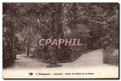 Ansichtskarte AK Perigueux Sous bois Jardin du Theatre de la Nature