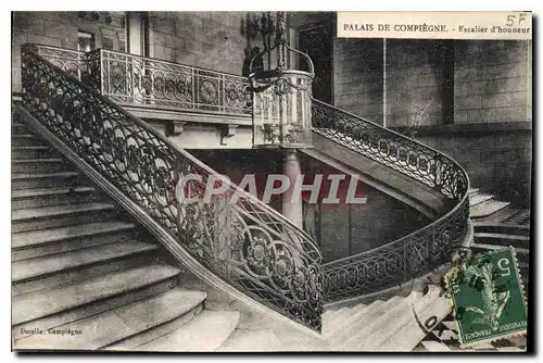 Cartes postales Palais de Compiegne Escalier d'honneur