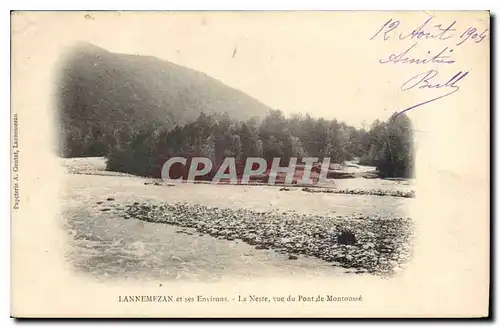 Cartes postales Lannemezan et ses Environs La Neste vue du Pont de Montoasse