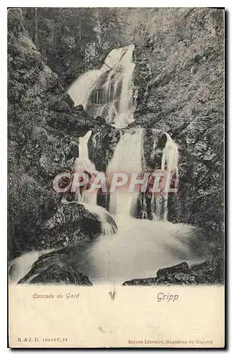 Cartes postales Cascade du Gard Gripp