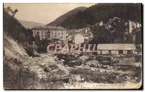 Cartes postales Bareges Vue d'Ensemble Pavillon des Officiers