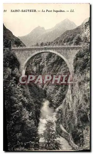 Ansichtskarte AK Saint Sauveur Le Pont Napoleon