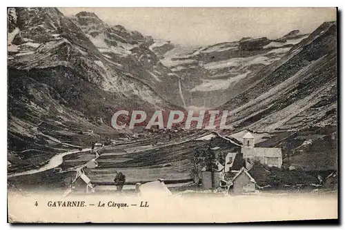 Cartes postales Gavarnie Le Cirque